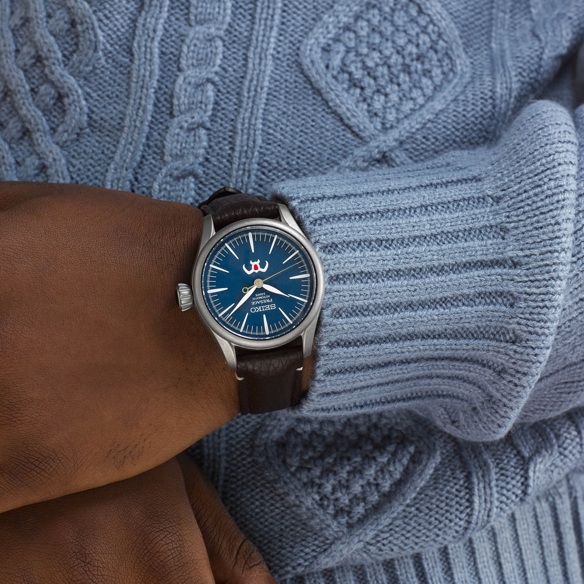 Seiko SPB437J1 męski zegarek Presage pasek - miniatura 3