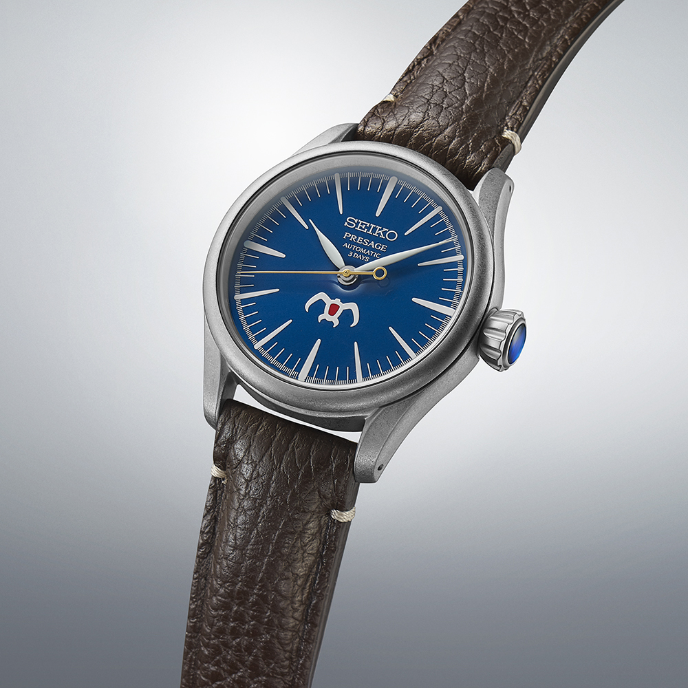 Seiko SPB437J1 zegarek srebrny klasyczny Presage pasek - miniatura 2