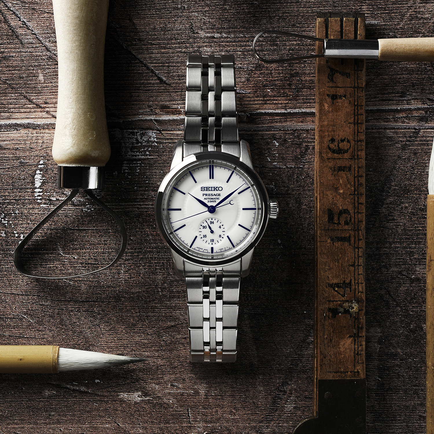Seiko SPB445J1 męski zegarek Presage bransoleta - miniatura 7