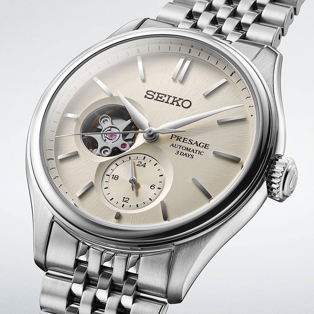 Seiko SPB469J1 Premier Automatic zegarek klasyczny Presage - miniatura 3