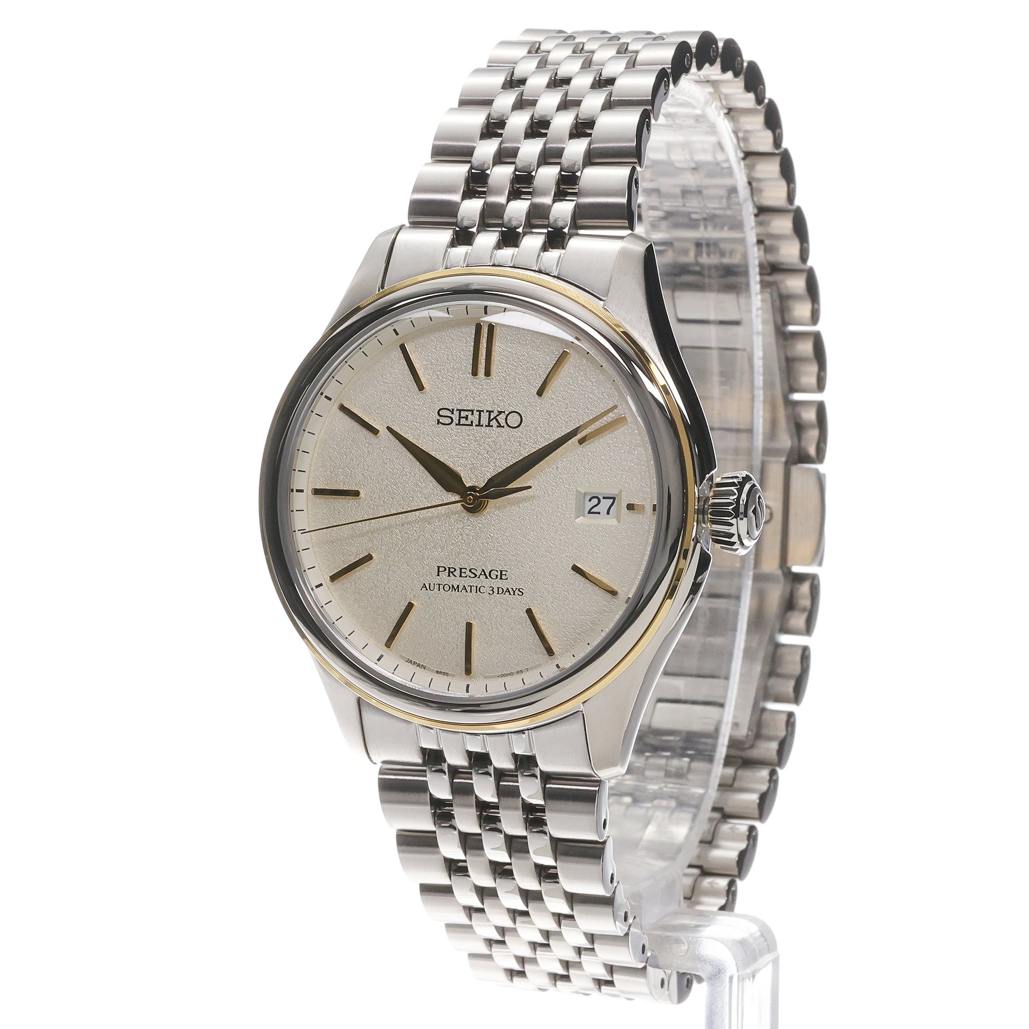 Seiko SPB478J1 Presage Presage Classic Series Automatic zegarek męski luksusowy szafirowe - miniatura 2