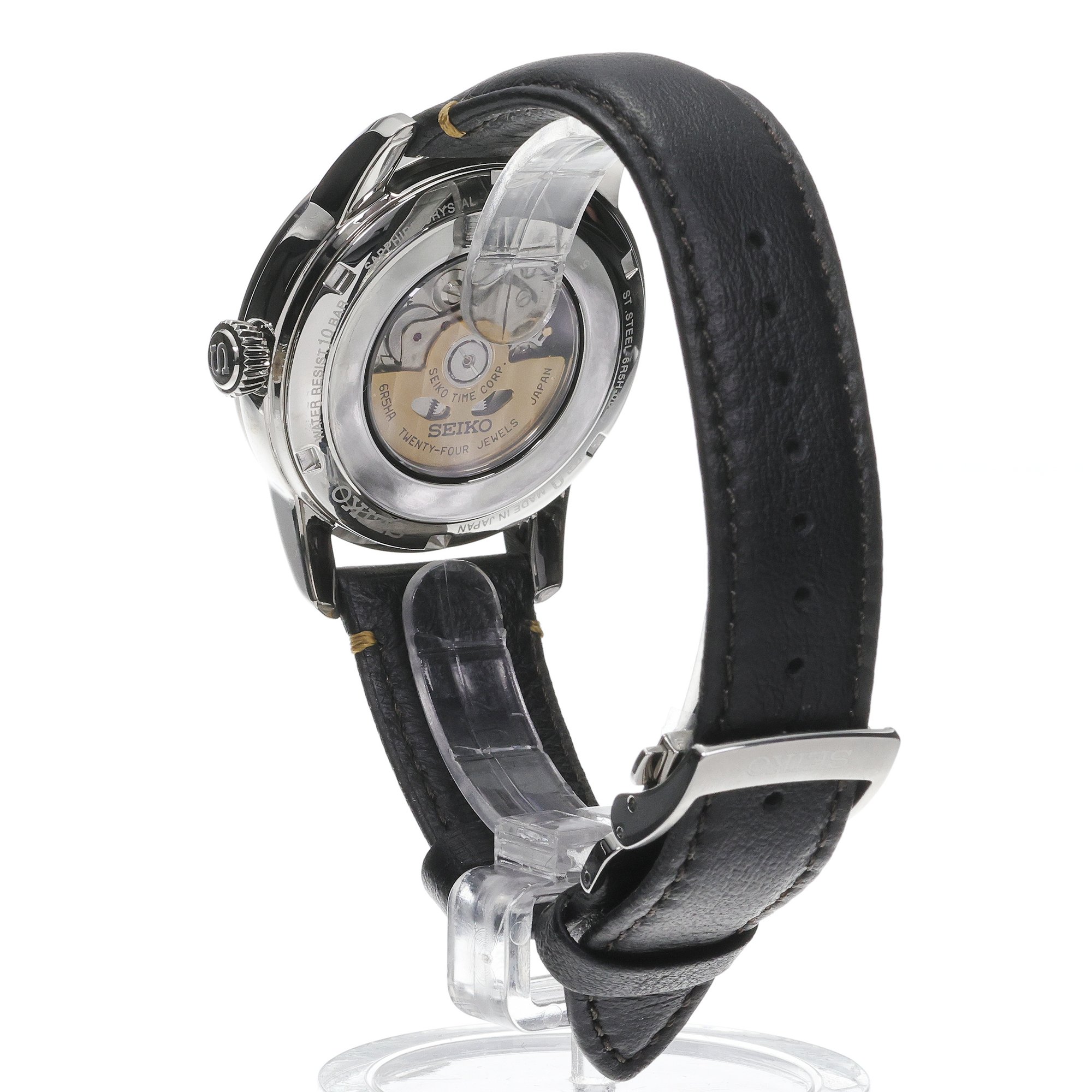 Seiko SPB499J1 Presage Classic Series Craftsmanship Urushi Lacquer Dial Presage klasyczny zegarek srebrny - miniatura 4