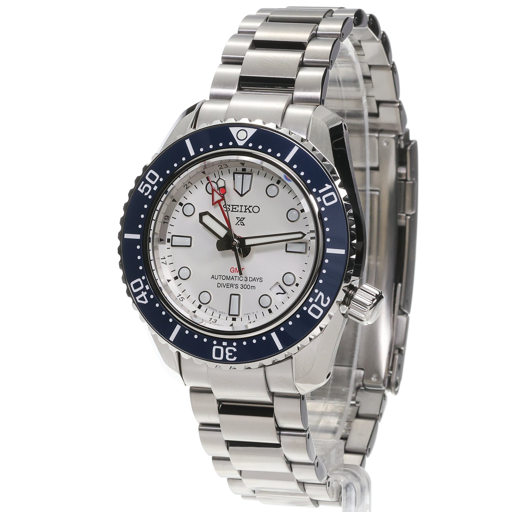 Seiko SPB519J1 Prospex 1968 Heritage Divers GMT Prospex typudiver zegarek srebrny - miniatura 2