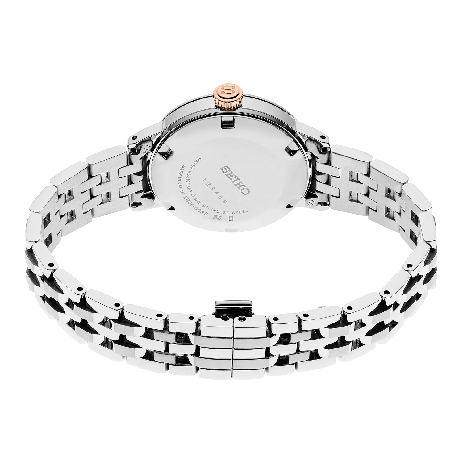 Seiko SRE009J1 zegarek srebrny klasyczny Presage bransoleta - miniatura 4