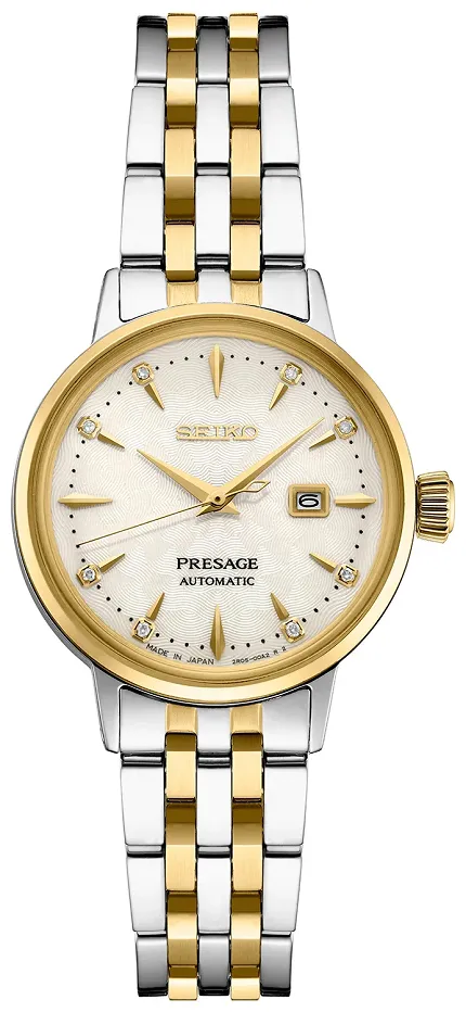 Seiko SRE010J1 Presage Presage Cocktail Time White Lady Diamond Twist