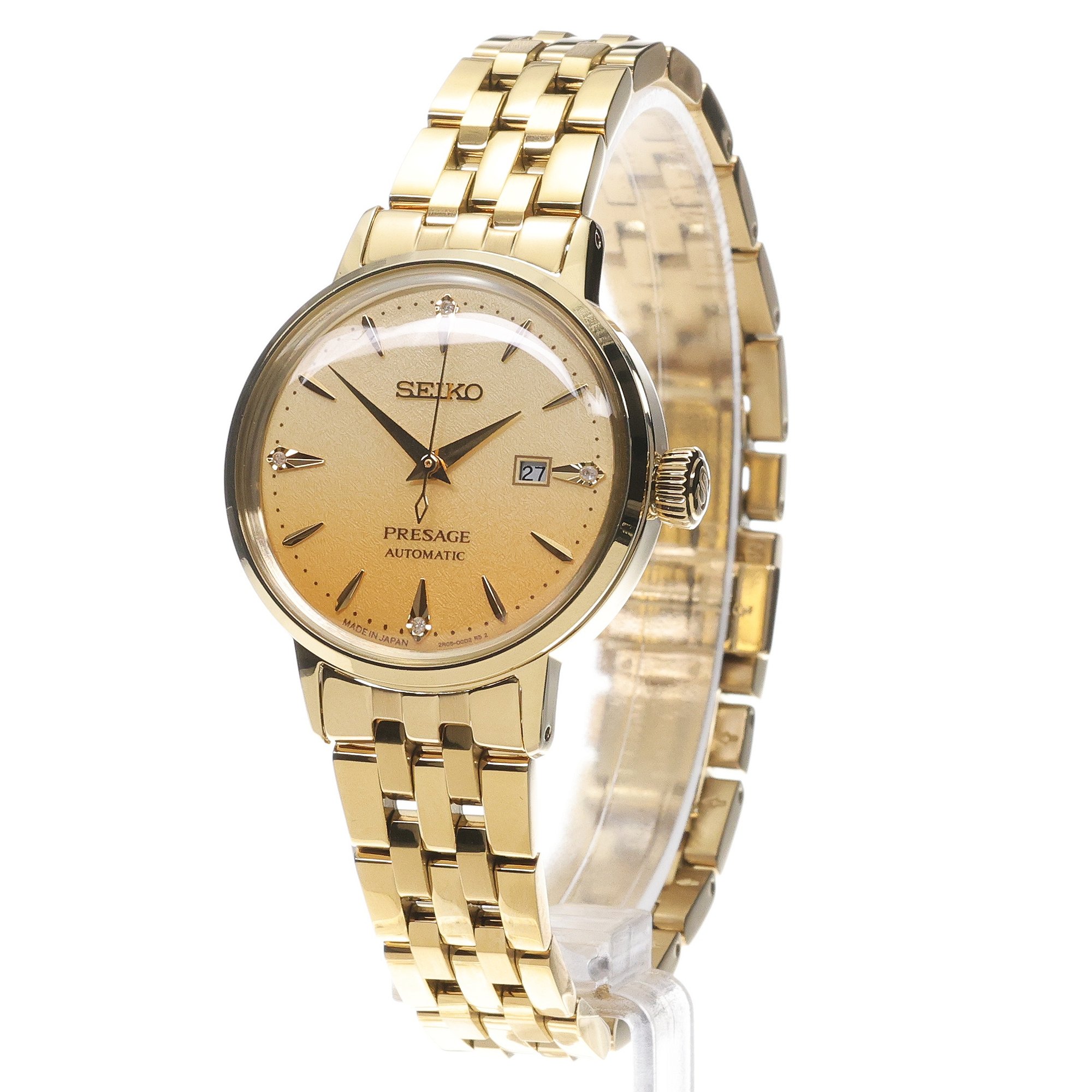 Seiko SRE018J1 Presage Lady zegarek damski luksusowy mineralne - miniatura 2
