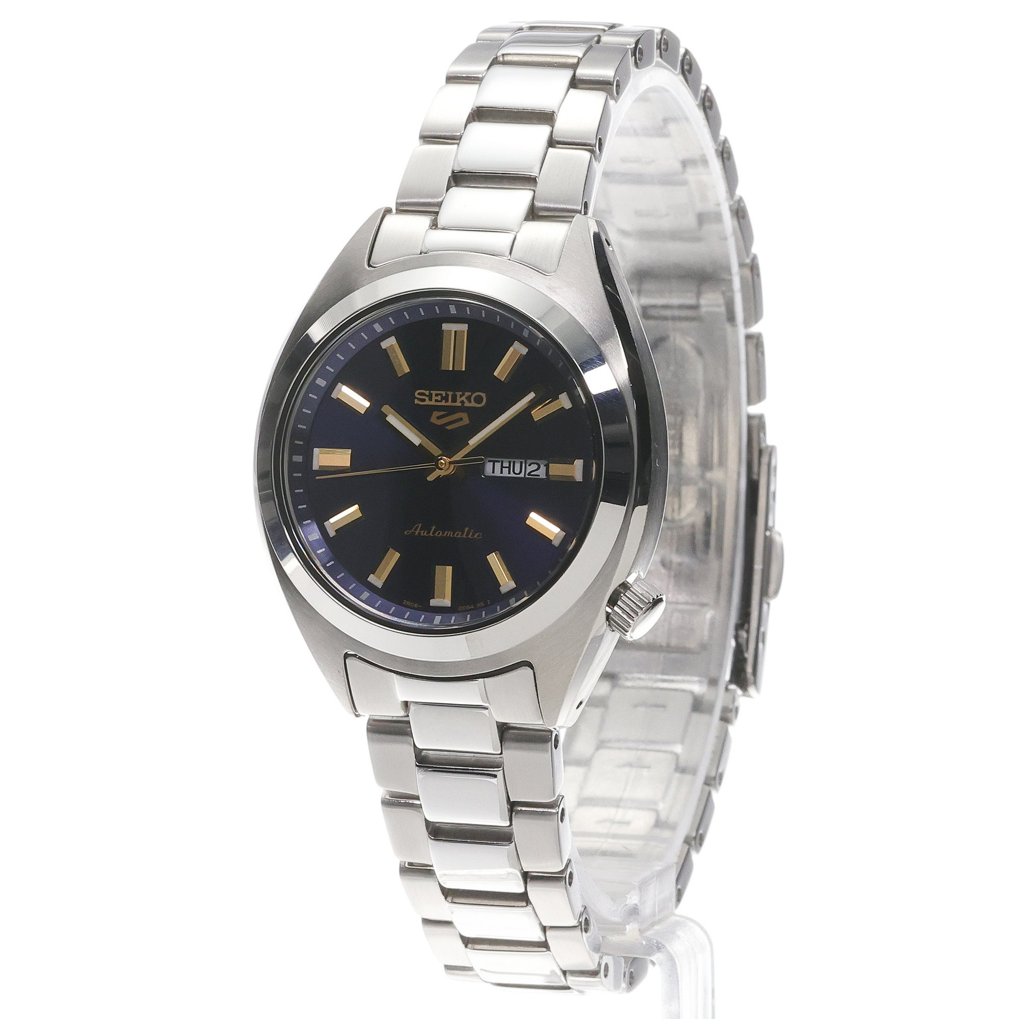 Seiko SRE021K1 5 Sports Automatic SNXS Sports Automat klasyczny zegarek srebrny