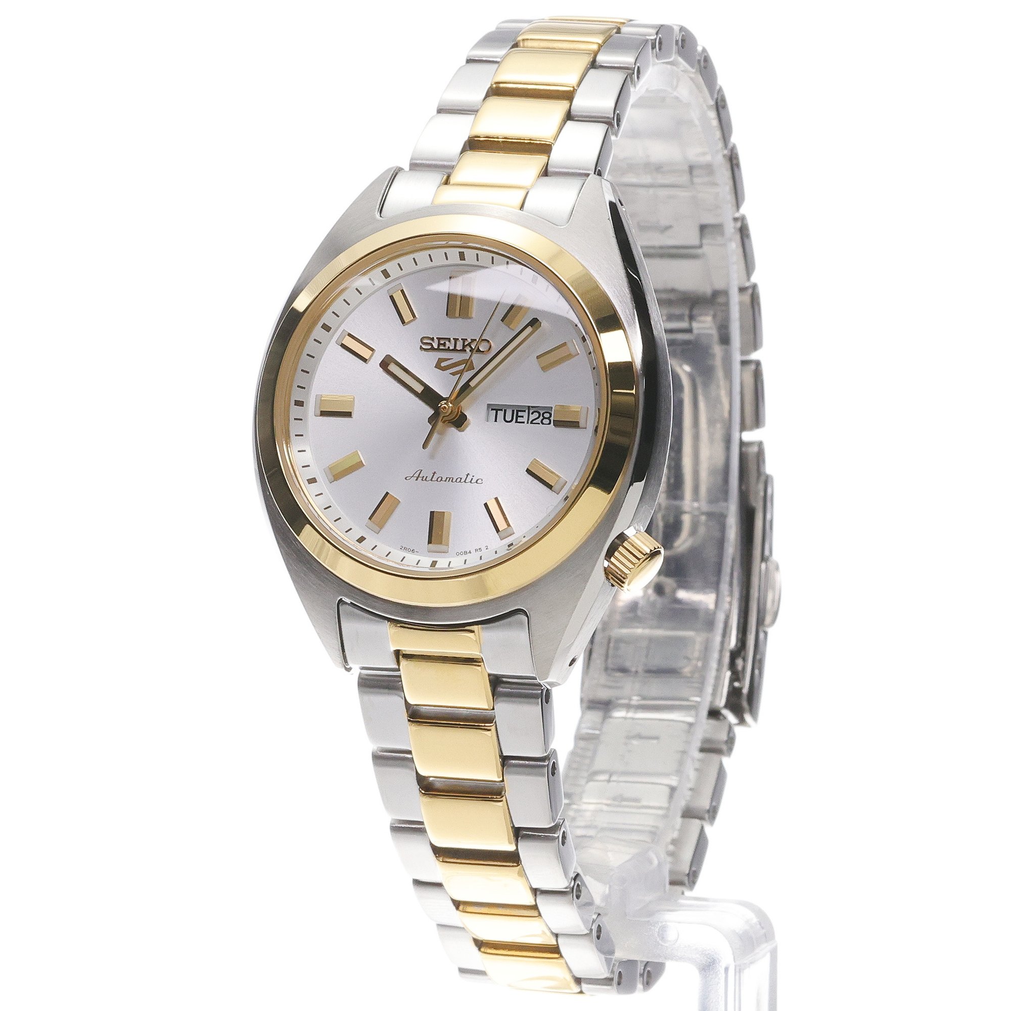 Seiko SRE024K1 zegarek srebrny klasyczny Sports Automat bransoleta - miniatura 2