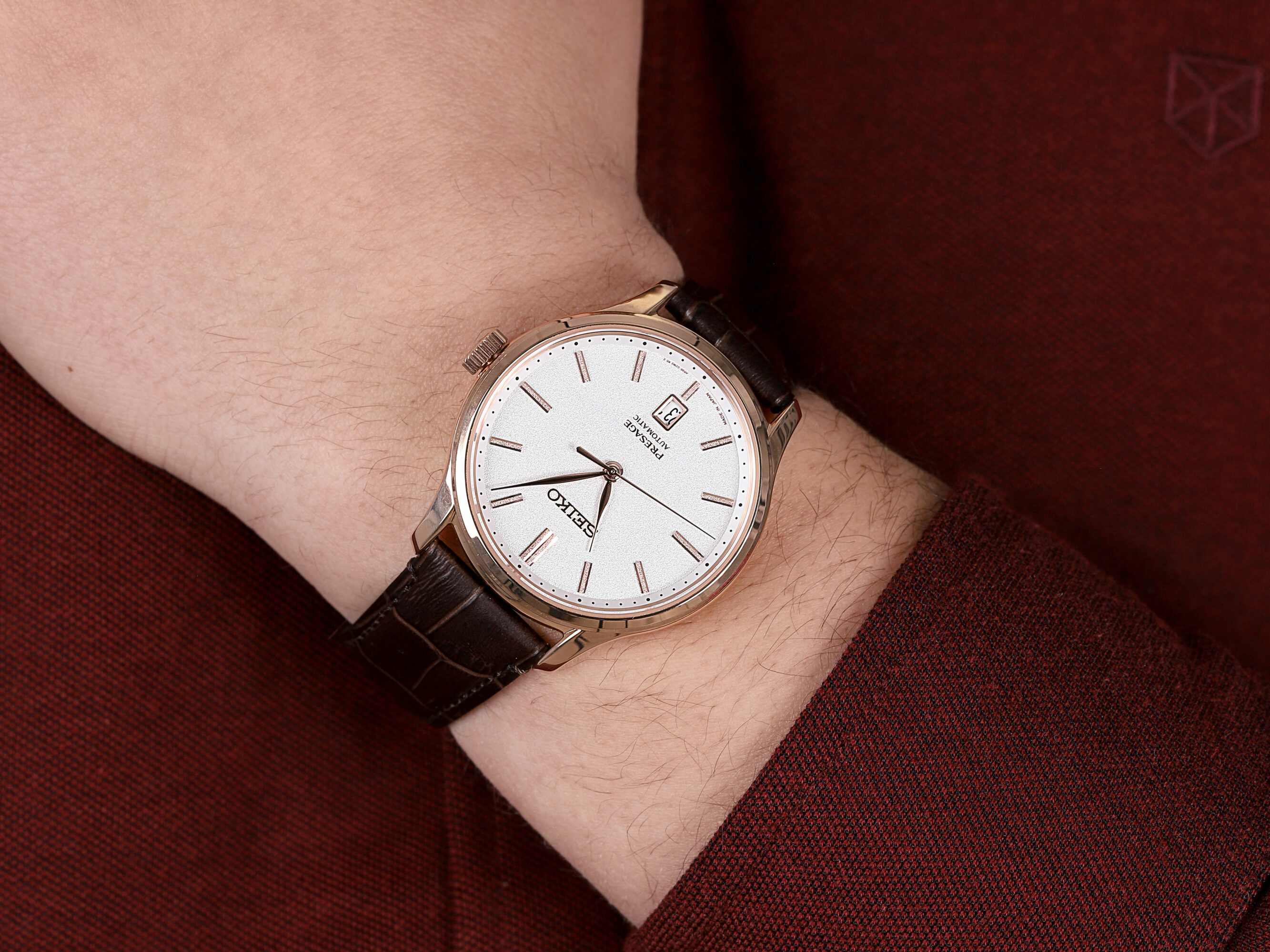 Seiko SRPD42J1 Presage Automatic zegarek klasyczny Presage - miniatura 4