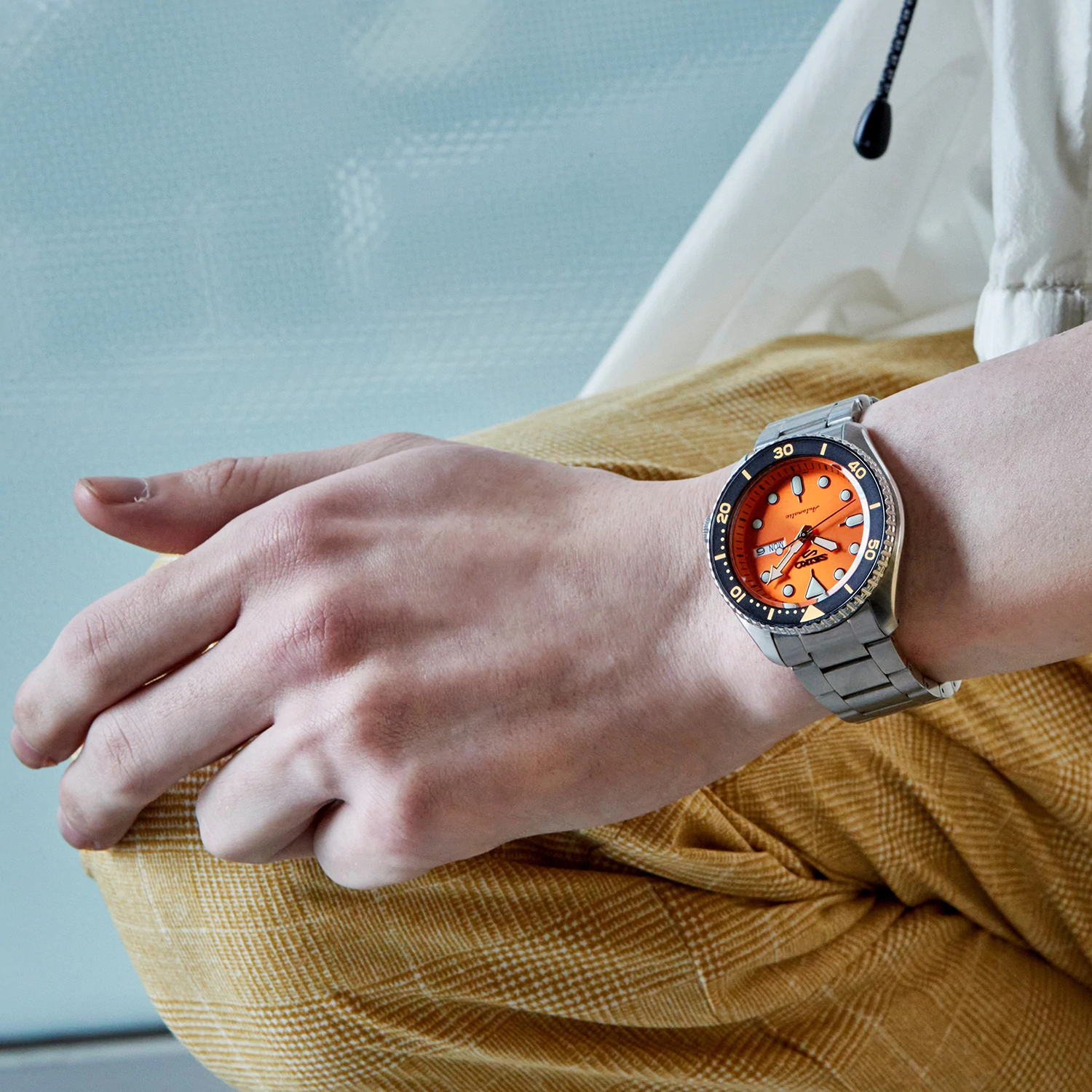 Seiko SRPD59K1 Sports Automat 5 Sports Automatic zegarek męski sportowy mineralne utwardzane - miniatura 5