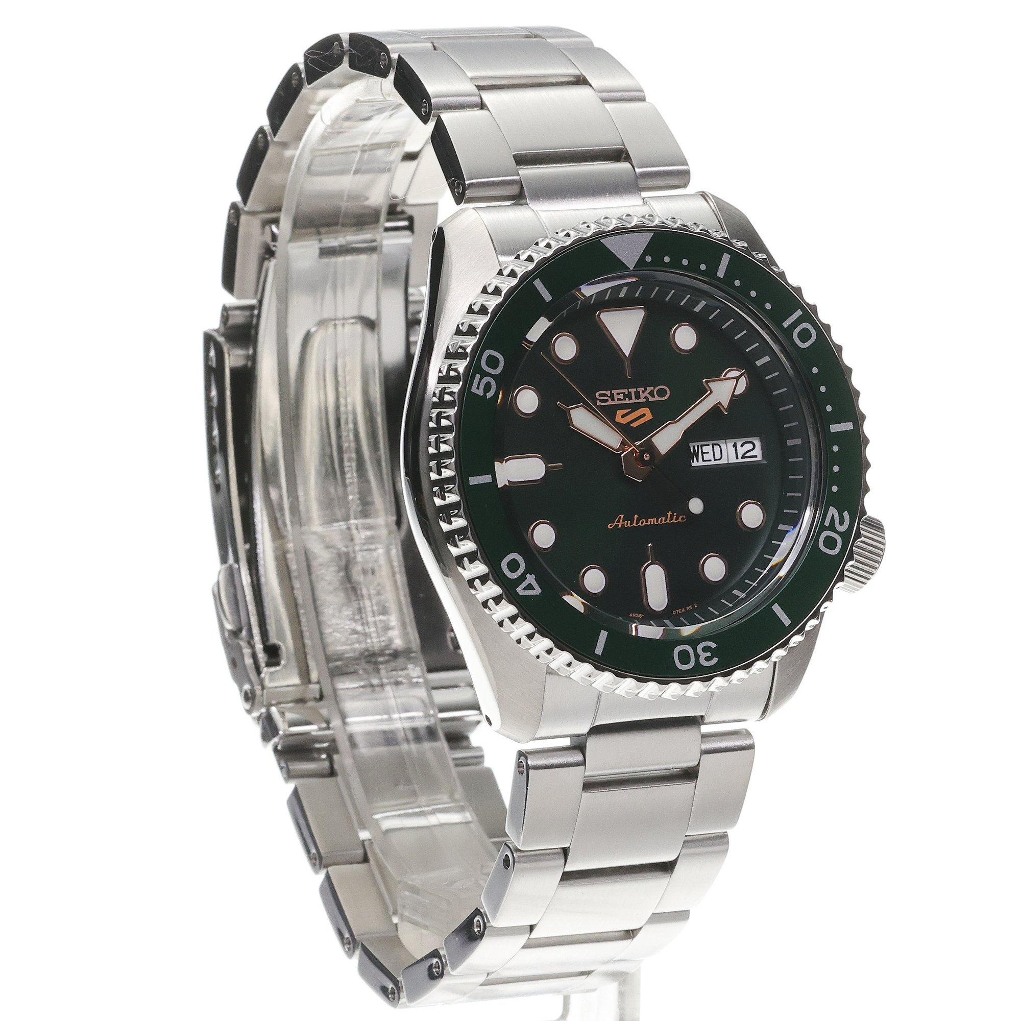 Seiko SRPD63K1 zegarek męski Sports Automat srebrny - miniatura 3