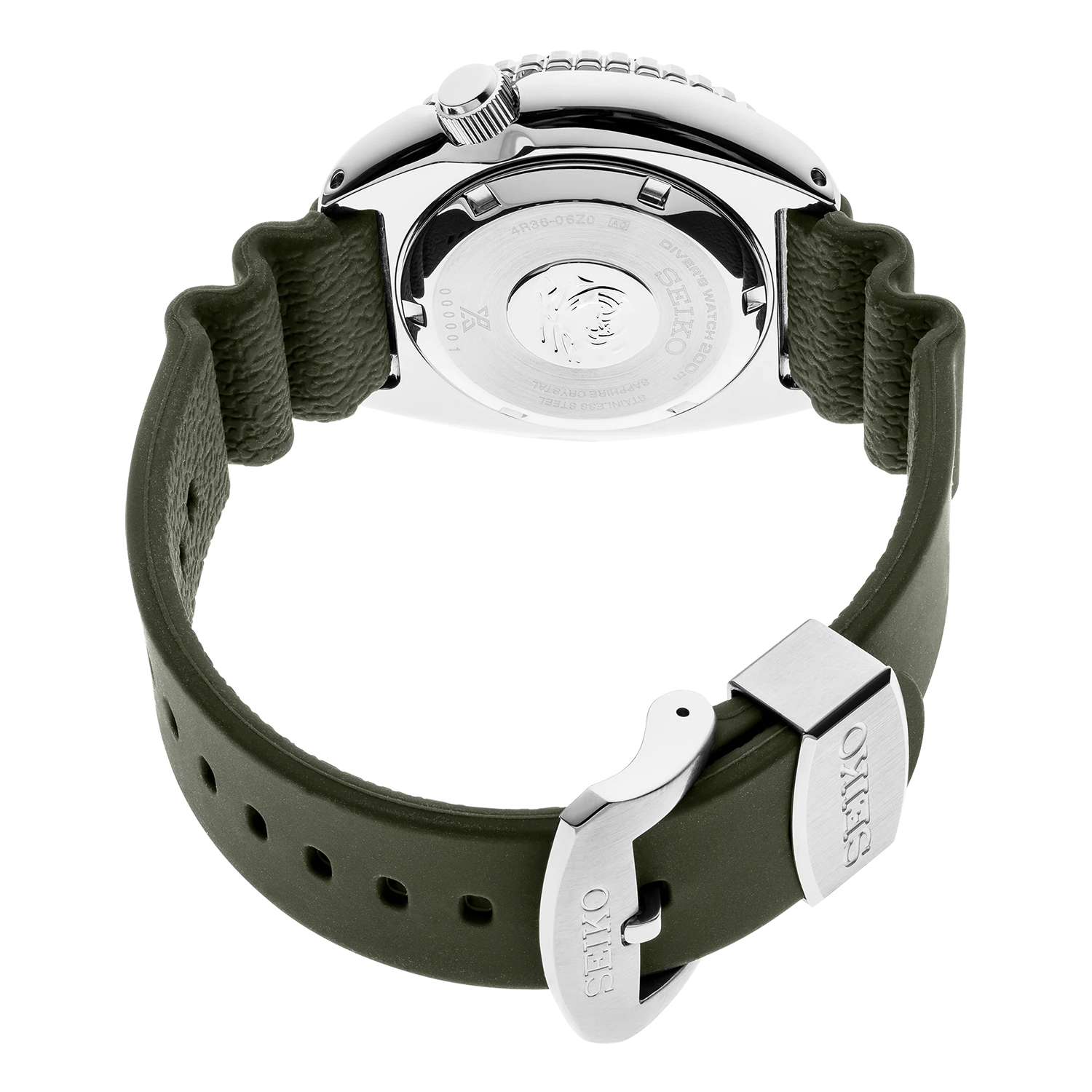 Seiko SRPE05K1 Turtle Divers 200m zegarek sportowy Prospex - miniatura 4