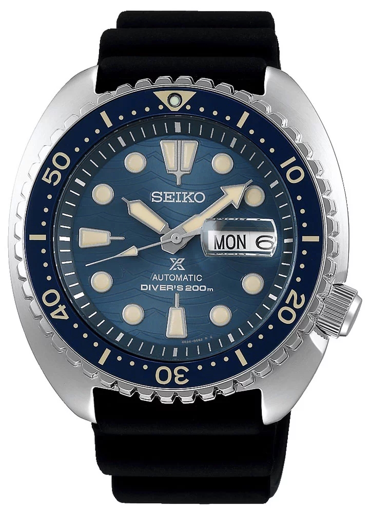 Seiko SRPE07K1 zegarek srebrny sportowy Prospex pasek - miniatura 2