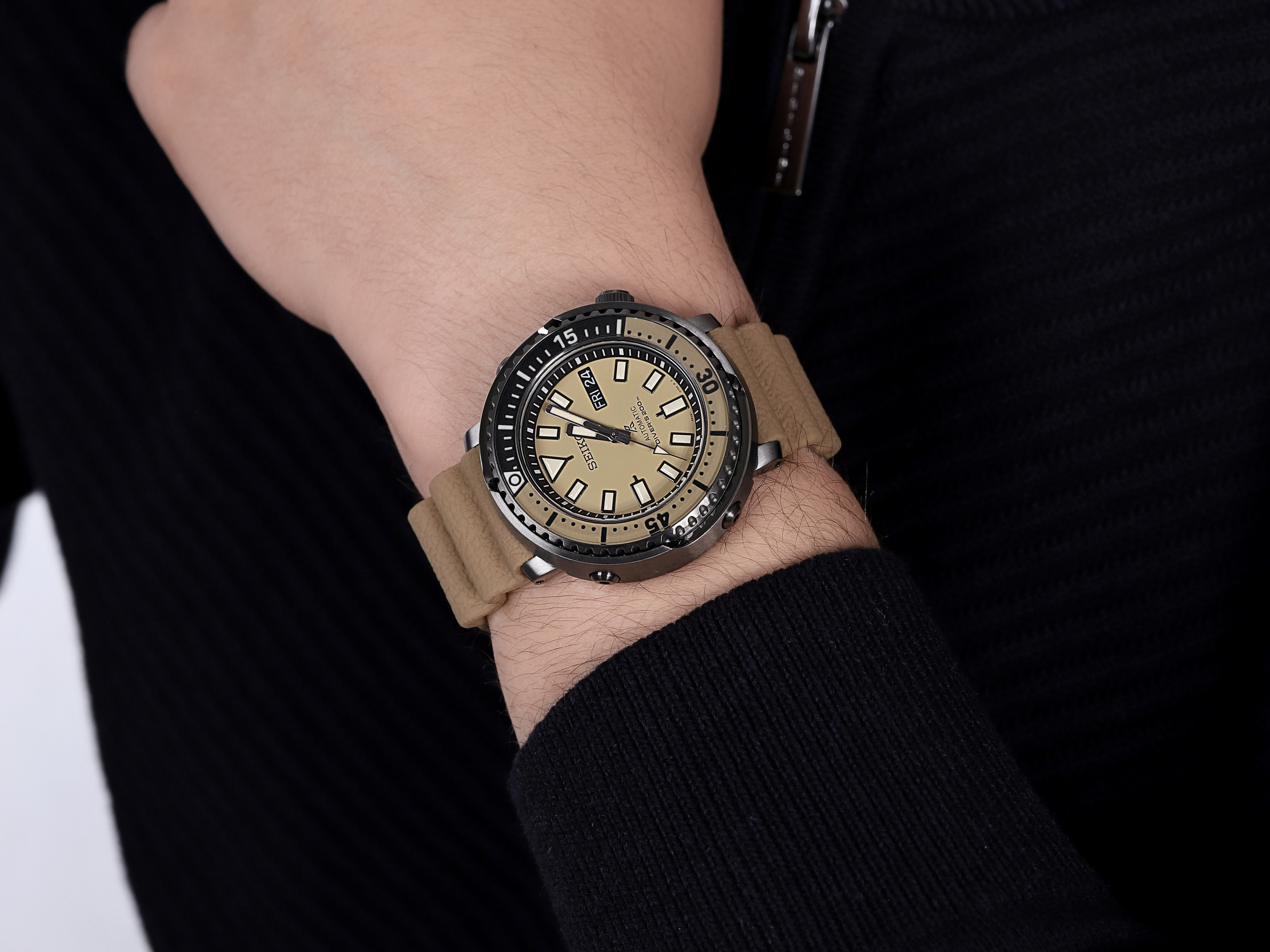 Seiko SRPE29K1 męski zegarek Prospex pasek - miniatura 4