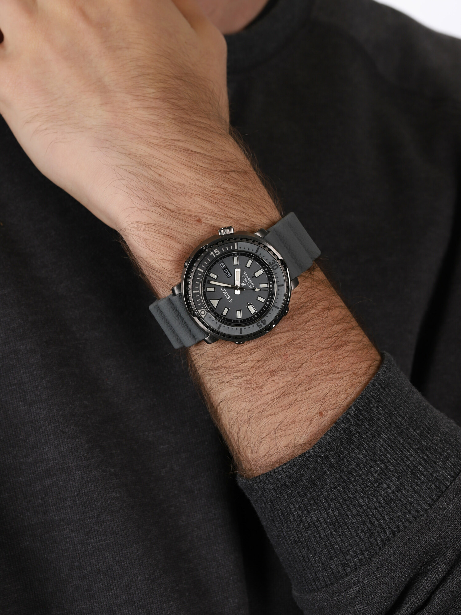 Seiko SRPE31K1 męski zegarek Prospex pasek - miniatura 3