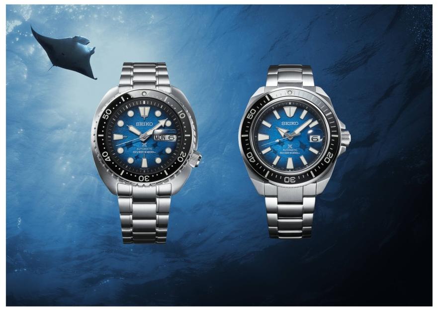 Seiko SRPE33K1 Samurai Divers 200m Prospex klasyczny zegarek srebrny - miniatura 9