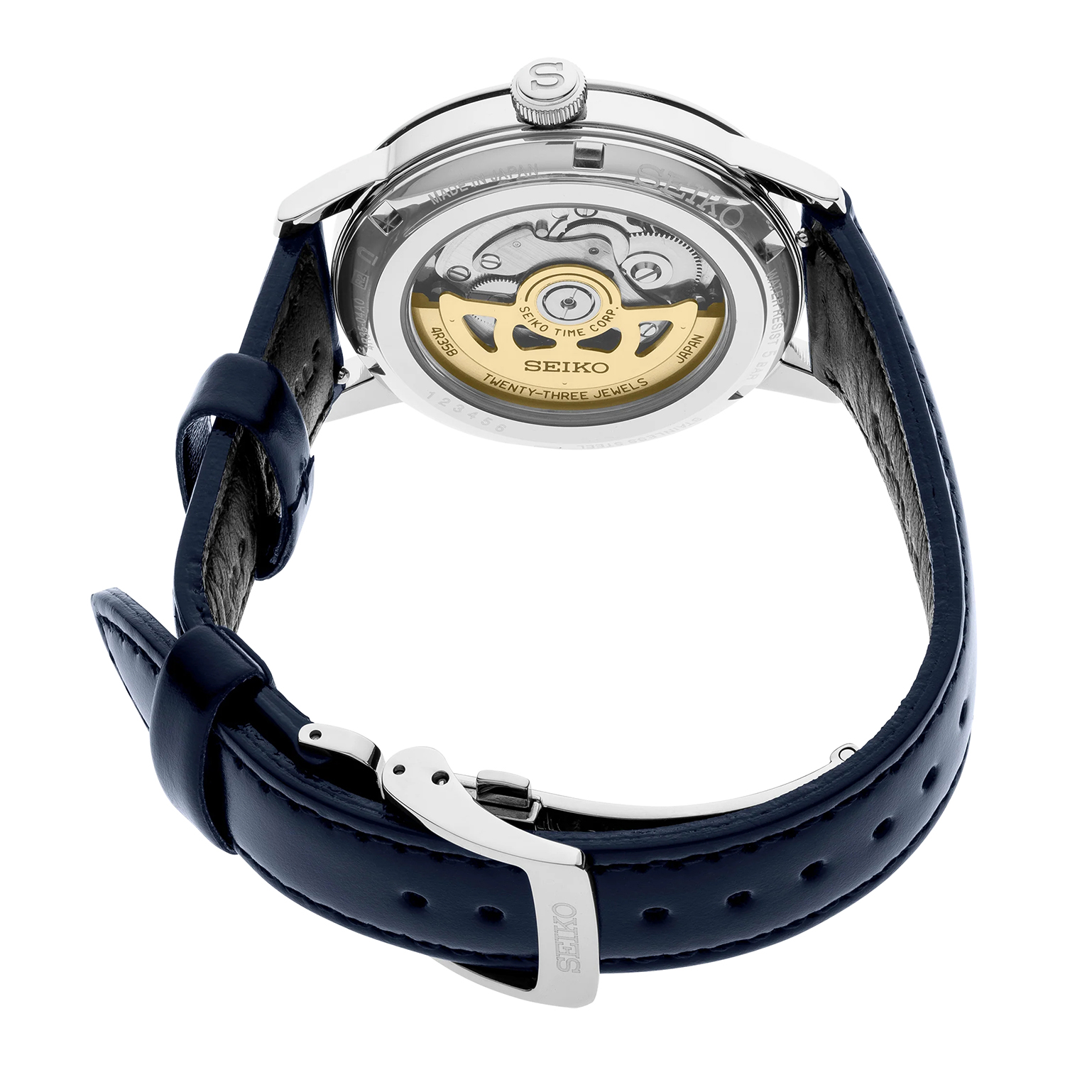 Seiko SRPE43J1 Presage Automatic Cocktail Time zegarek klasyczny Presage - miniatura 7