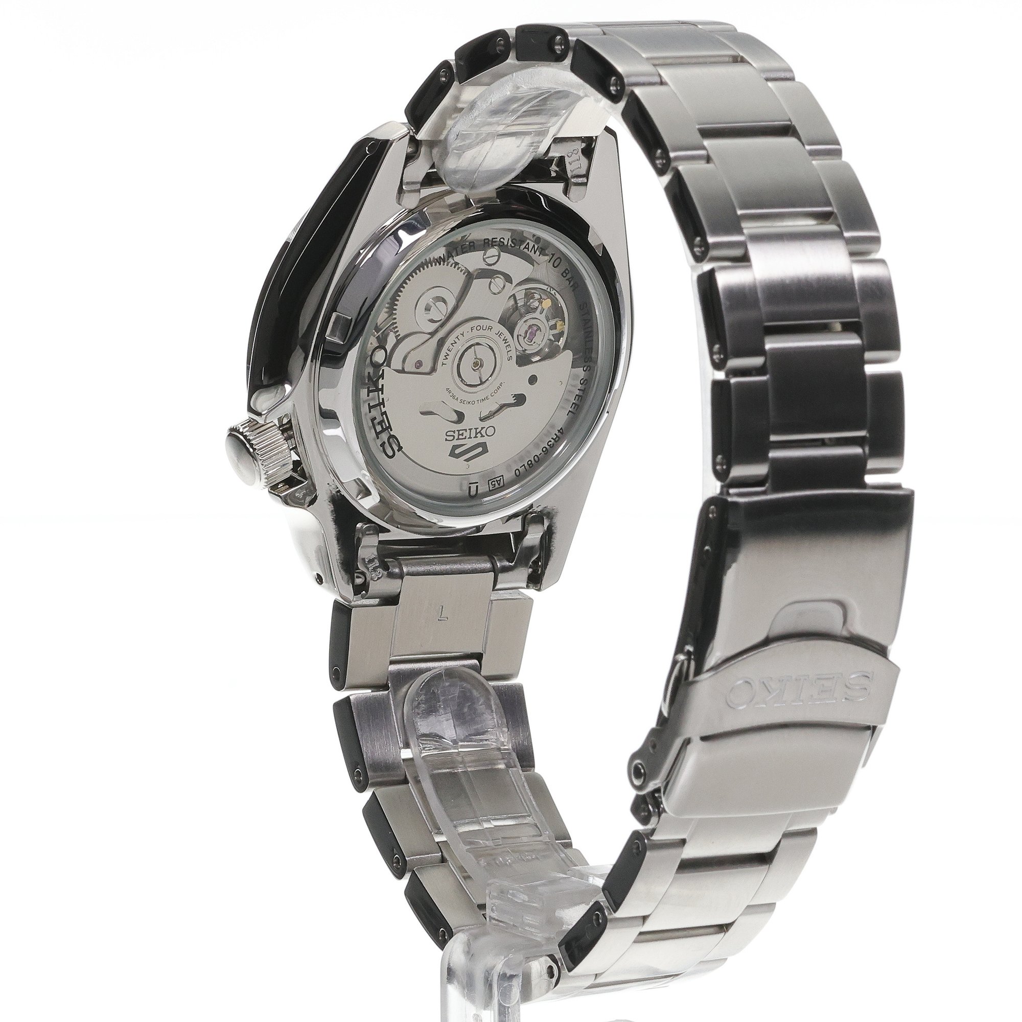 Seiko SRPE53K1 Sports Automat zegarek męski klasyczny mineralne utwardzane - miniatura 4