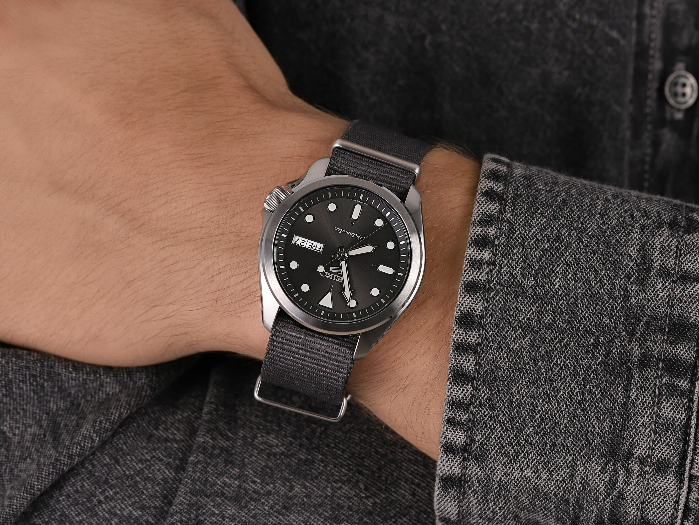 Seiko SRPE61K1 zegarek męski Sports Automat - miniatura 8