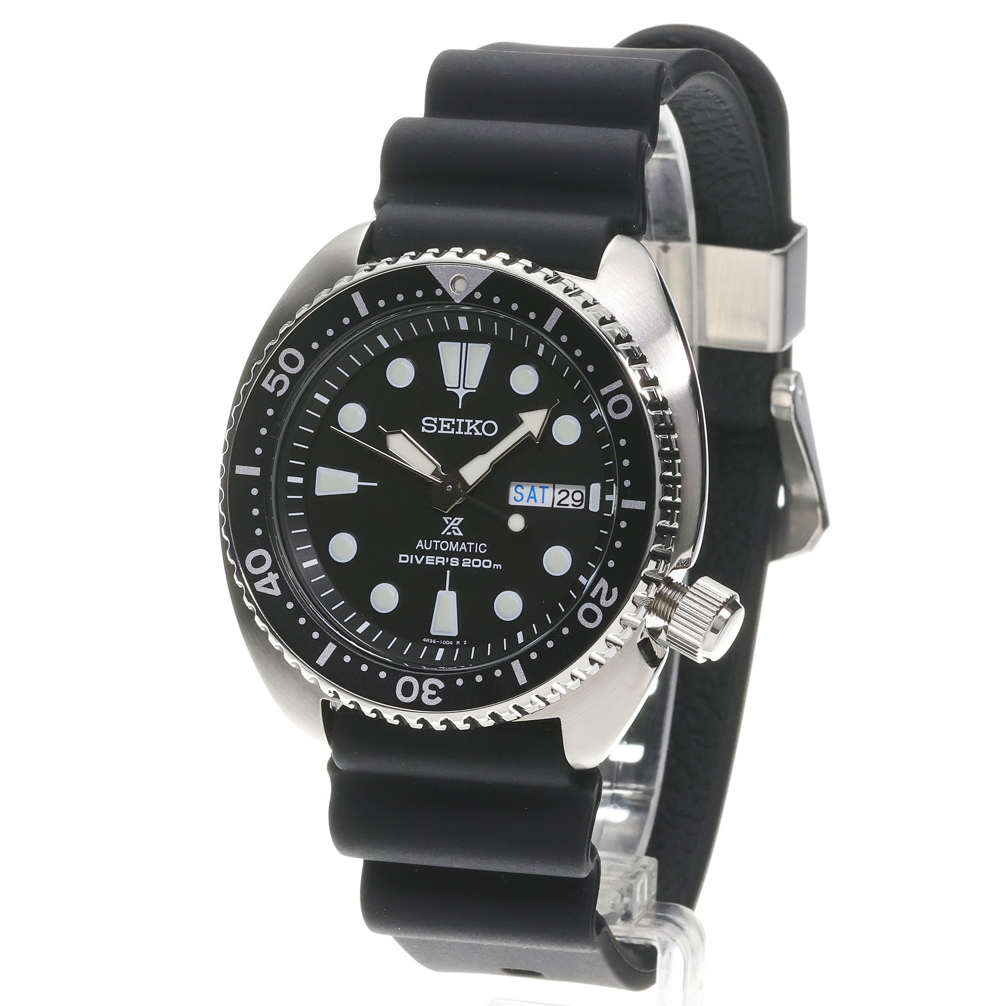 Seiko SRPE93K1 zegarek srebrny sportowy Prospex pasek