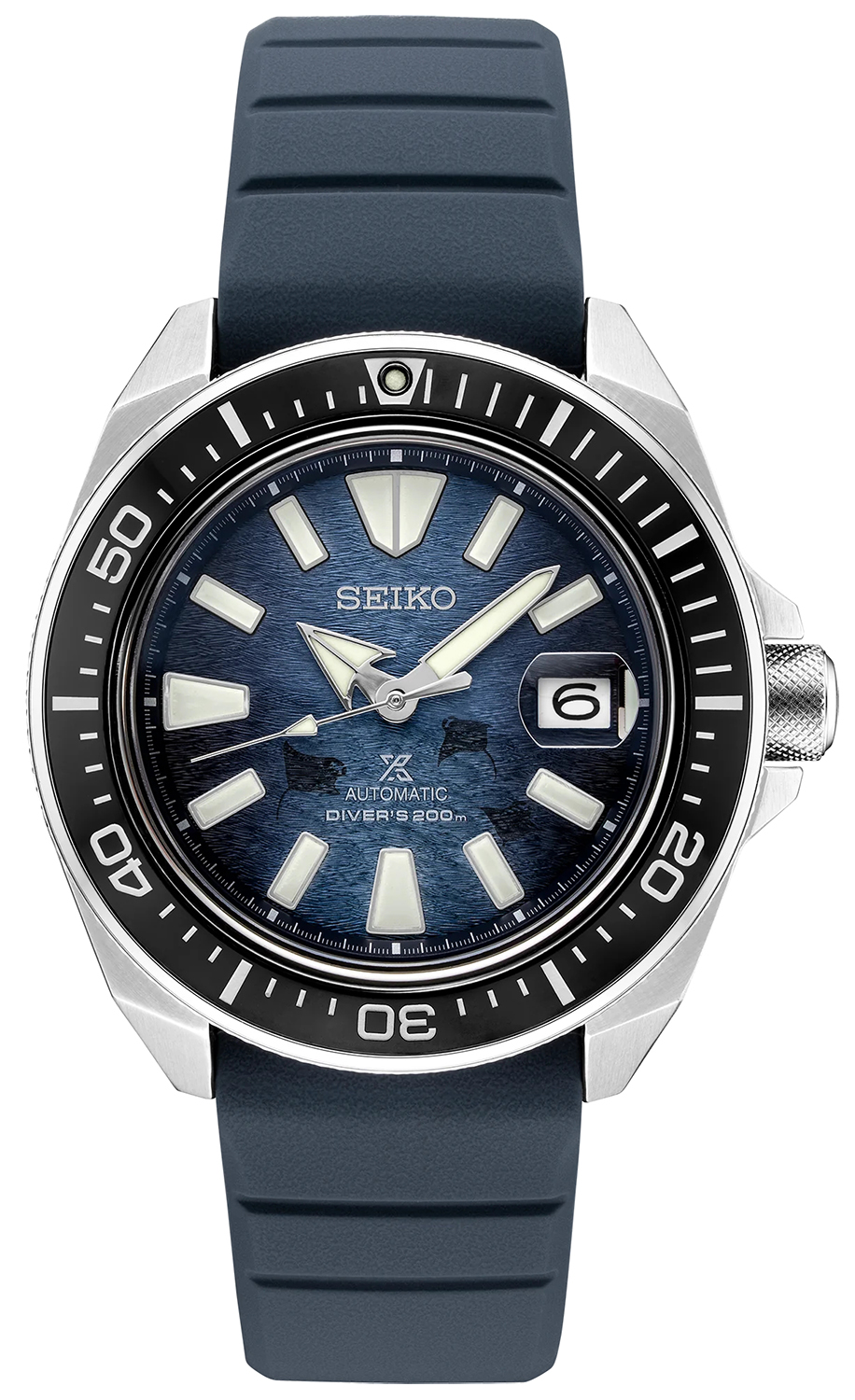Seiko Prospex Save the Ocean 2021 King Samurai Dark Manta Ray Special  SRPF79K1