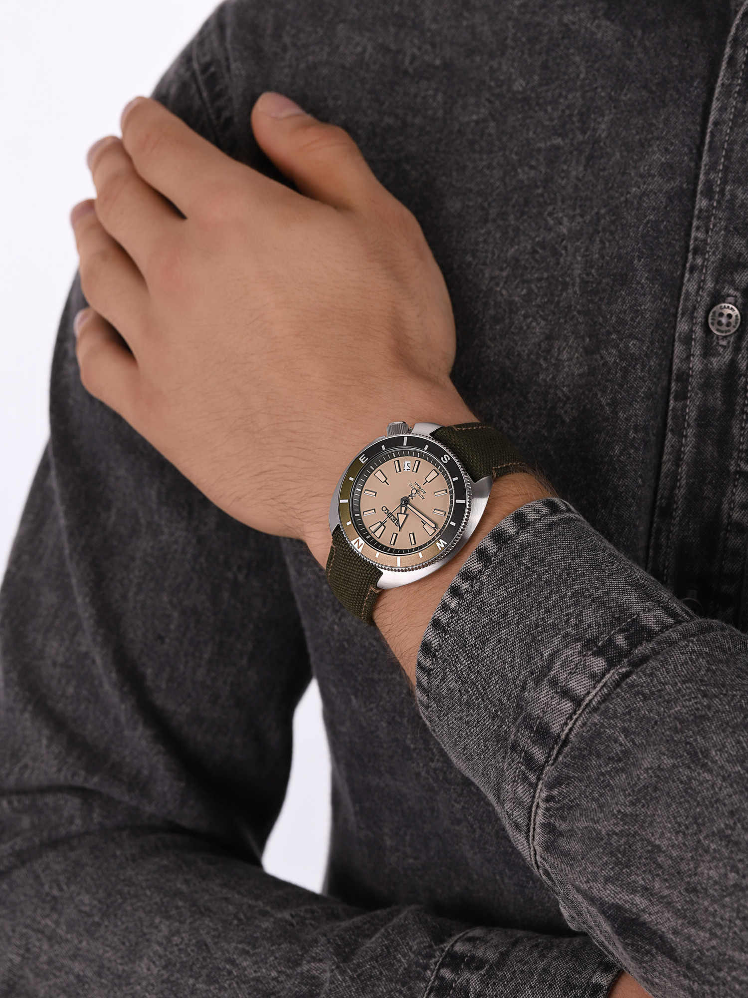 Seiko SRPG13K1 Prospex Land Tortoise zegarek typudiver Prospex - miniatura 7