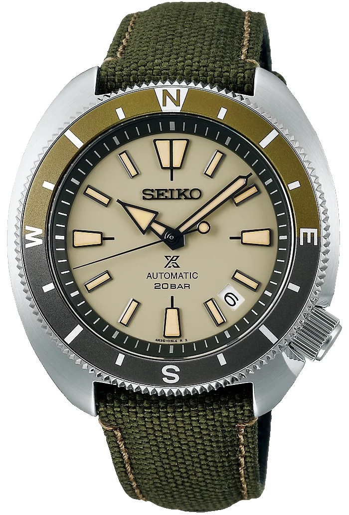 Seiko SRPG13K1 zegarek srebrny typudiver Prospex pasek - miniatura 2