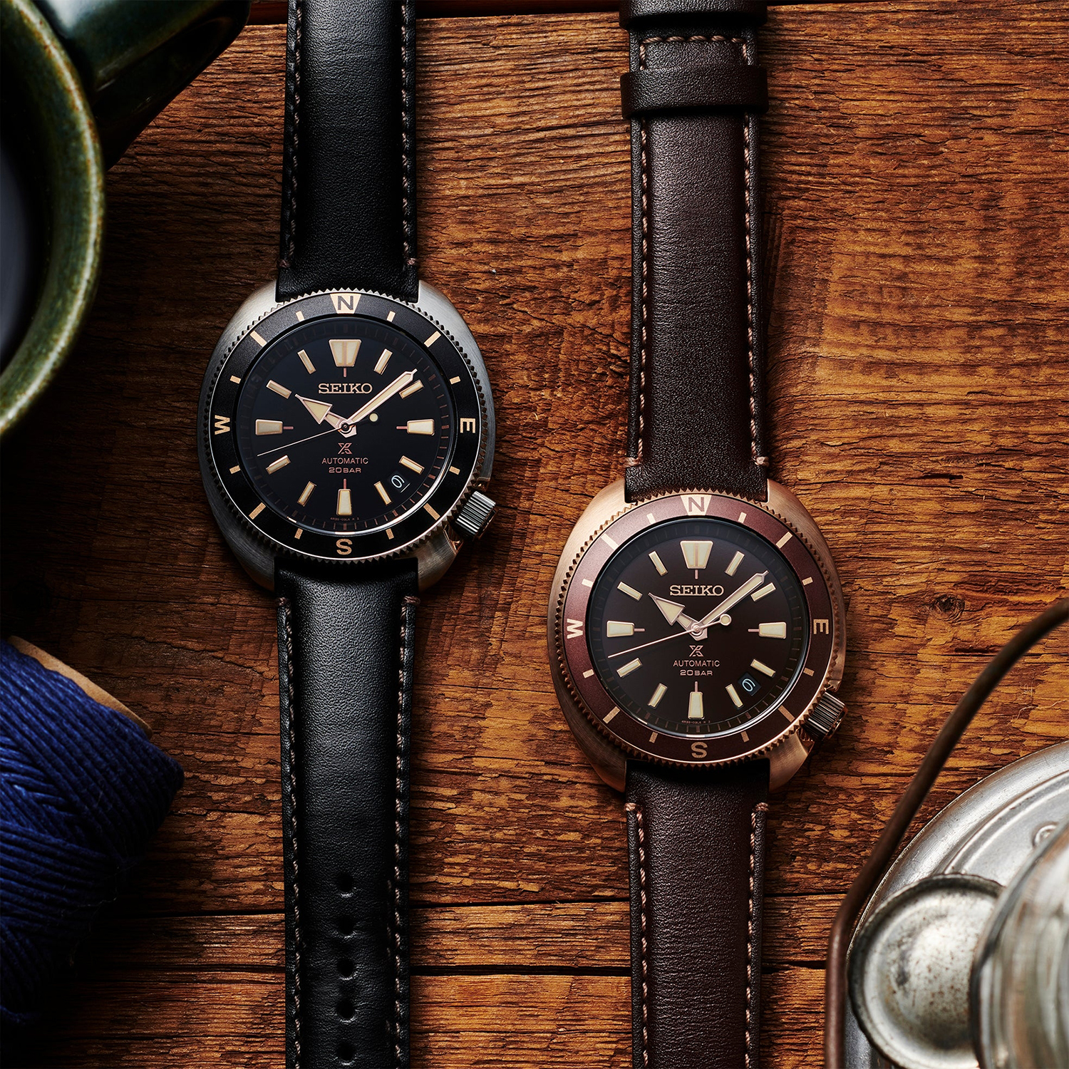 Seiko SRPG17K1 zegarek srebrny typudiver Prospex pasek - miniatura 5