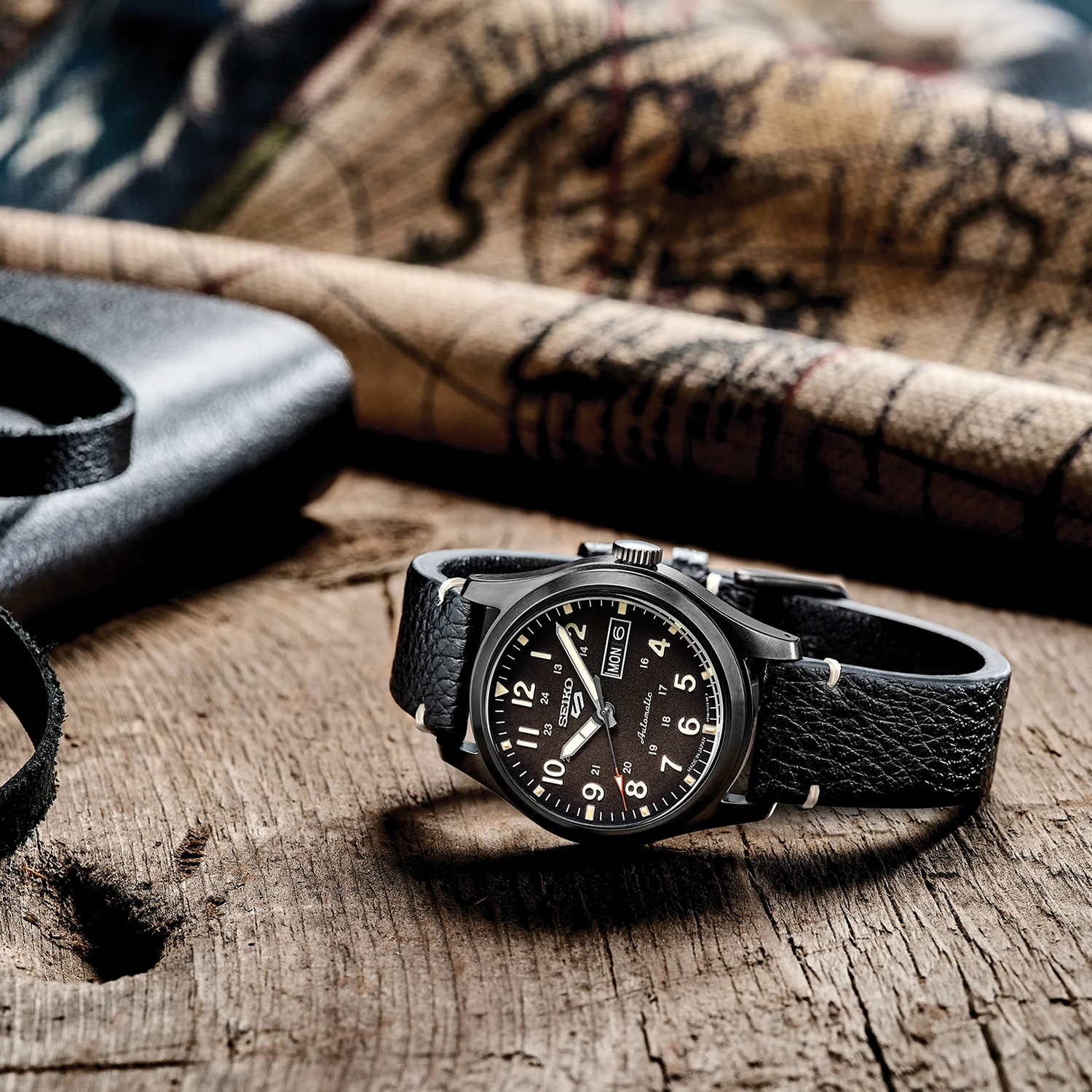 Seiko SRPG41K1 Sports Automat 5 Sports Automatic zegarek męski klasyczny mineralne utwardzane - miniatura 5