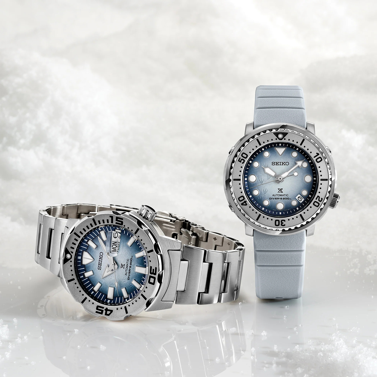 Seiko SRPG57K1 zegarek srebrny sportowy Prospex bransoleta - miniatura 5