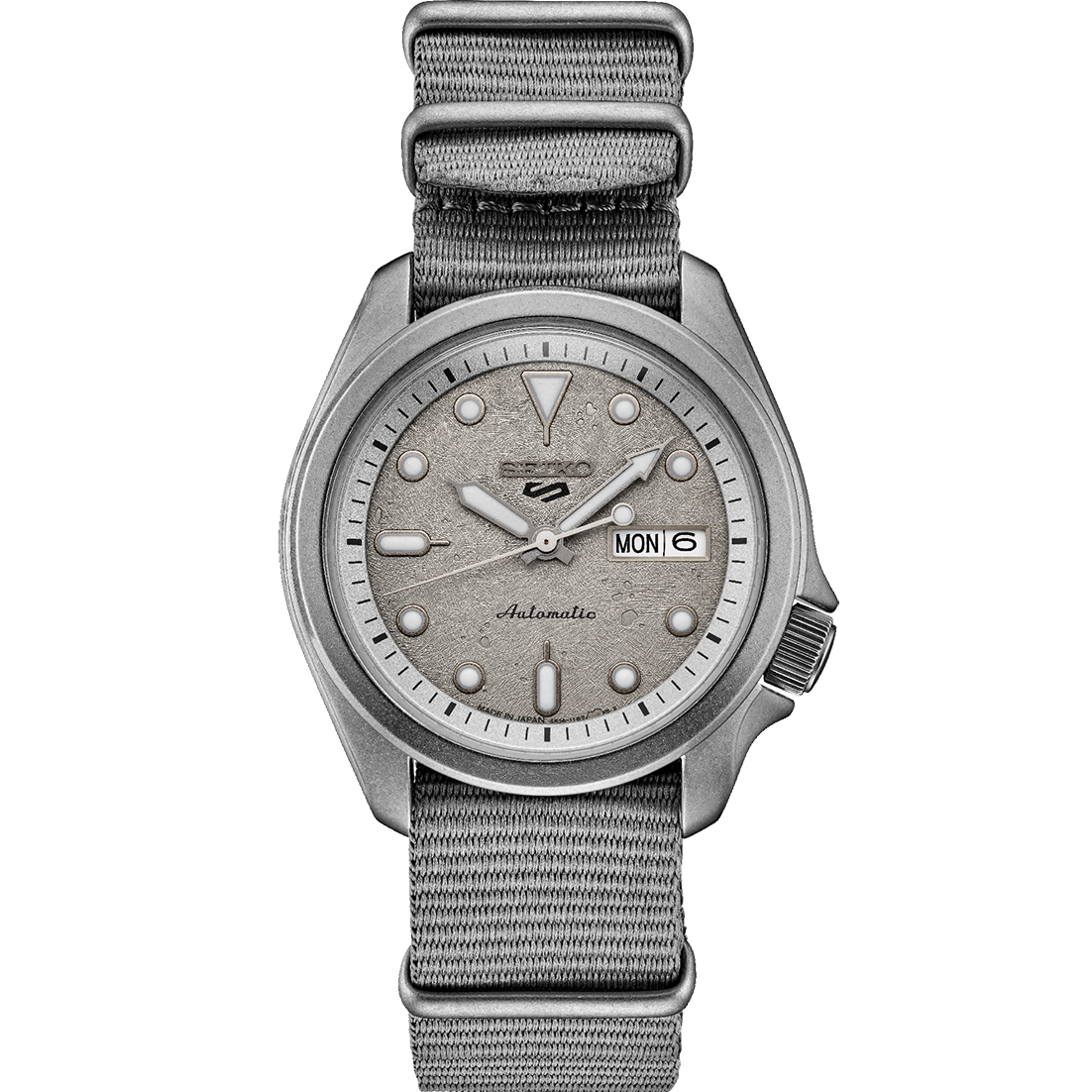Seiko SRPG61K1 5 Sports Automatic Sports Automat klasyczny zegarek srebrny