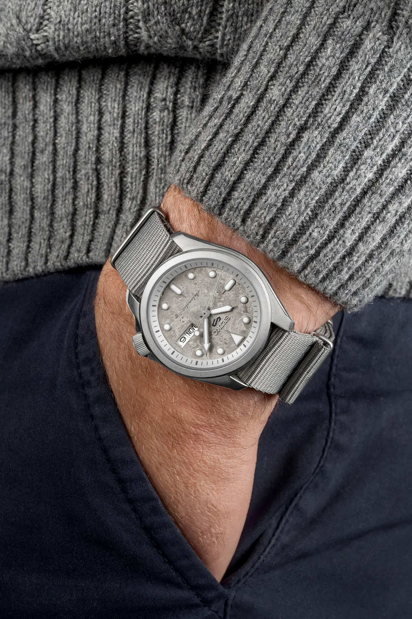 Seiko SRPG63K1 zegarek męski sportowy Sports Automat pasek - miniatura 2