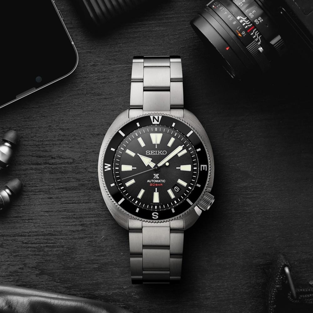 Seiko SRPH17K1 zegarek srebrny klasyczny Prospex bransoleta - miniatura 5