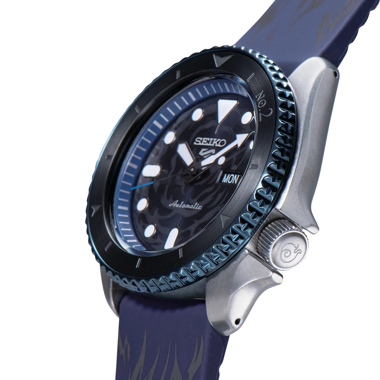 Seiko SRPH71K1 Sports Automat 5 Sports ONE PIECE SABO Limited Edition zegarek męski sportowy mineralne utwardzane - miniatura 4