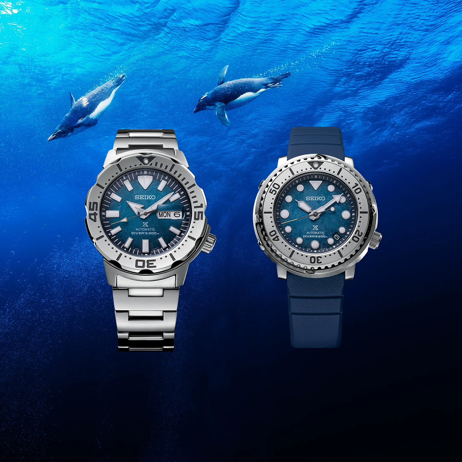 Seiko SRPH75K1 zegarek srebrny klasyczny Prospex bransoleta - miniatura 5