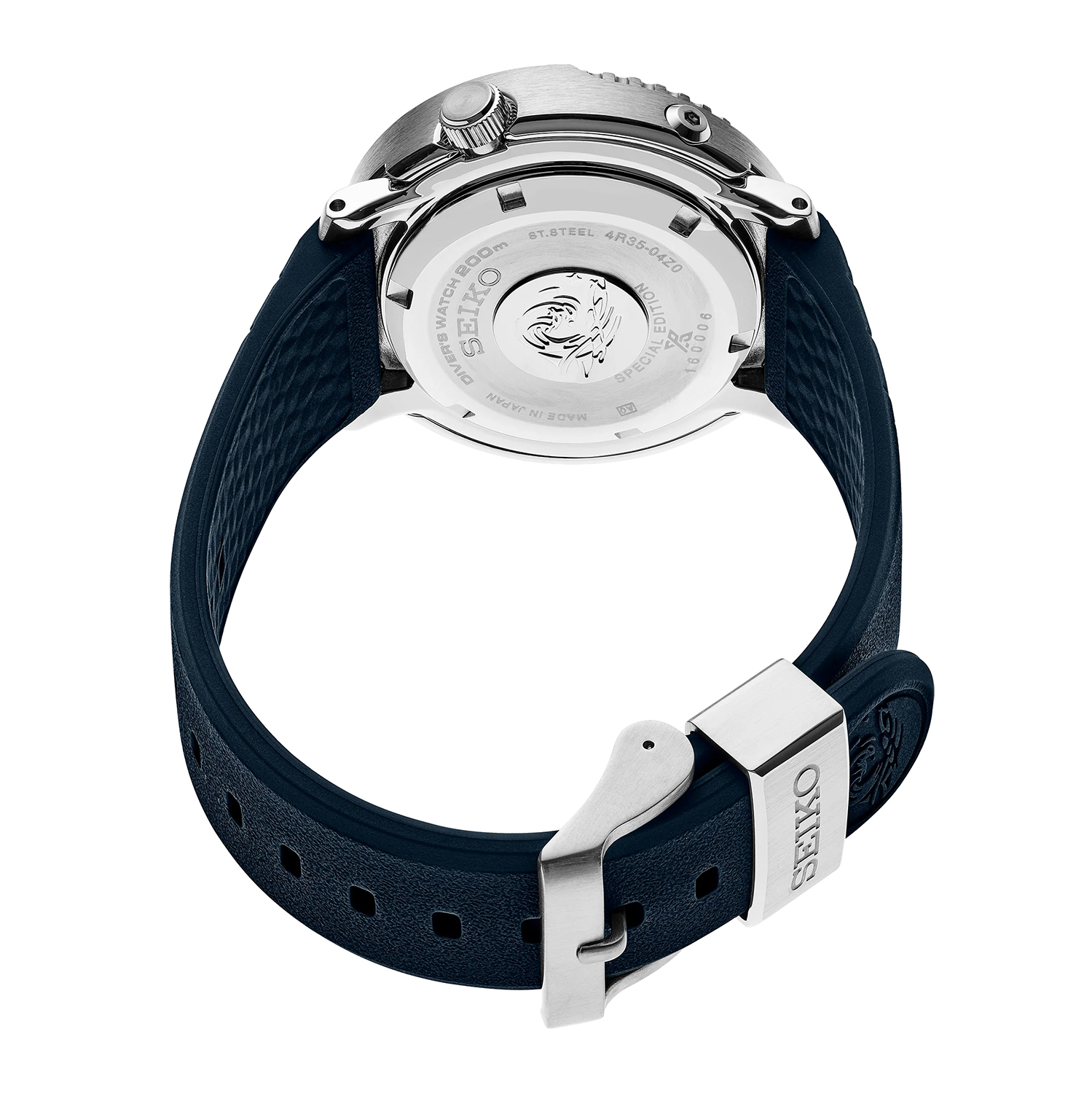 Seiko SRPH77K1 Prospex Save The Ocean Scuba Diver Automatic zegarek sportowy Prospex - miniatura 4