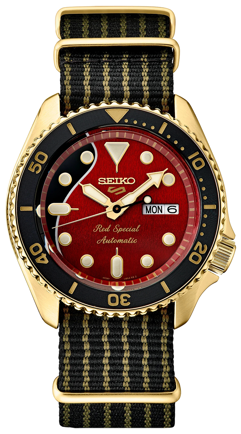 Seiko SRPH80K1 Sports Automat 5 Sports Brian May Limited Edition Red Special II - miniatura 1