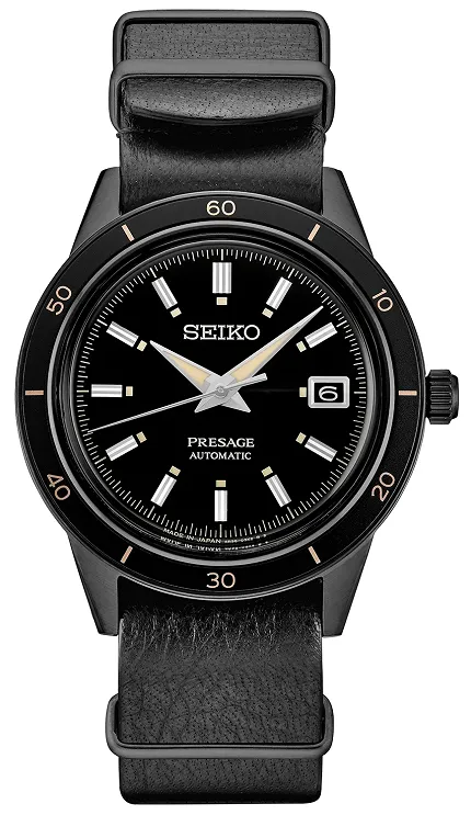 Seiko SRPH95J1 Presage Presage Style 60s Stealth - zdjęcie 1