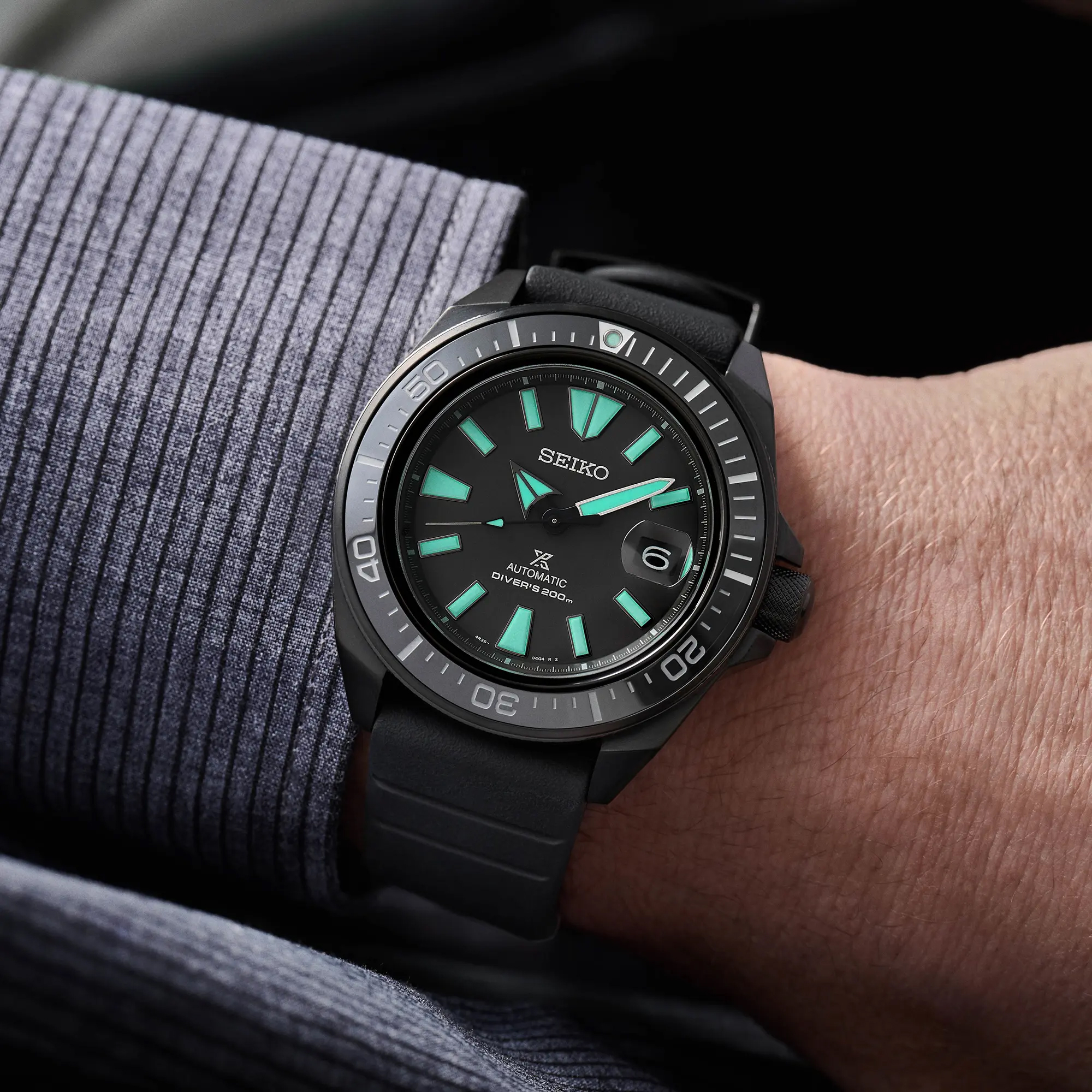 Seiko SRPH97K1 męski zegarek Prospex pasek - miniatura 3
