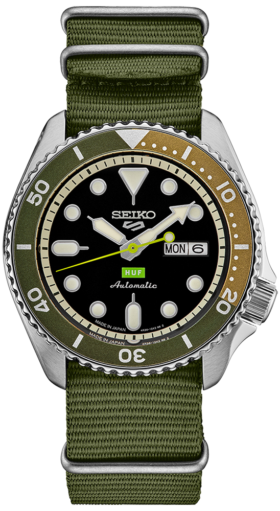 Seiko 5 Sports Automatic HUF Limited Edition SRPJ19J8