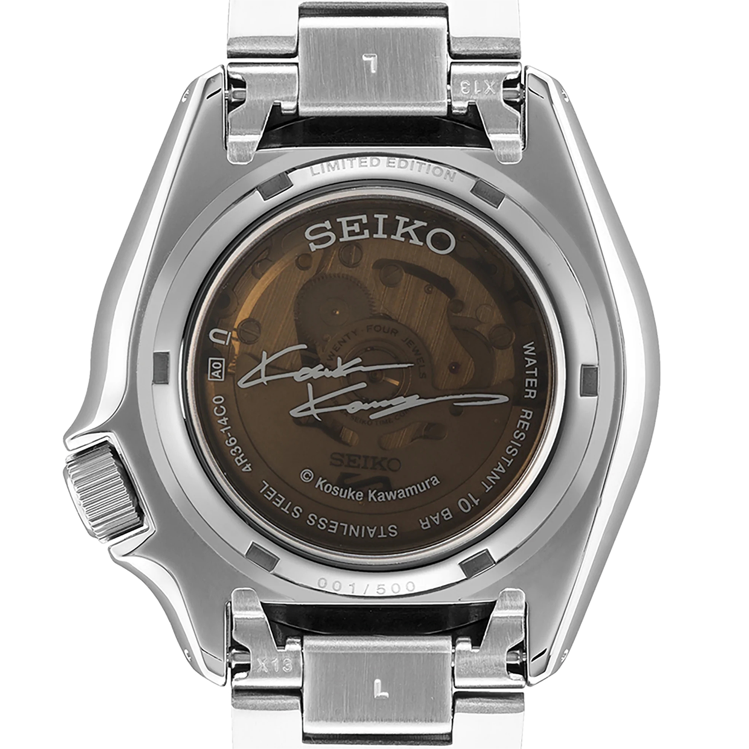 Seiko SRPJ43K1 5 Sports Automatic Kosuke Kawamura Limited Edition zegarek klasyczny Sports Automat - miniatura 4