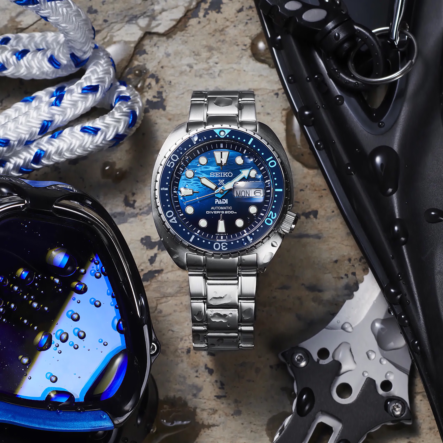Seiko SRPK01K1 Prospex PADI Diver Automatic Turtle Scuba Special Edition zegarek Prospex