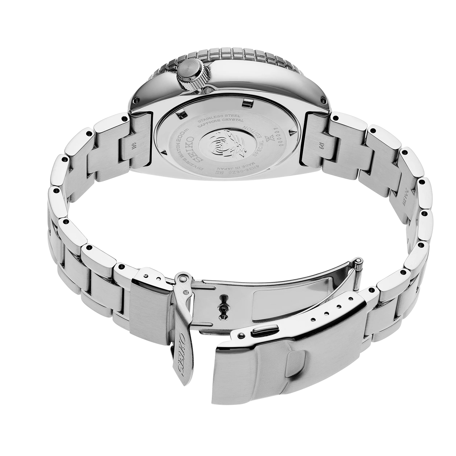 Seiko SRPK01K1 zegarek męski Prospex srebrny