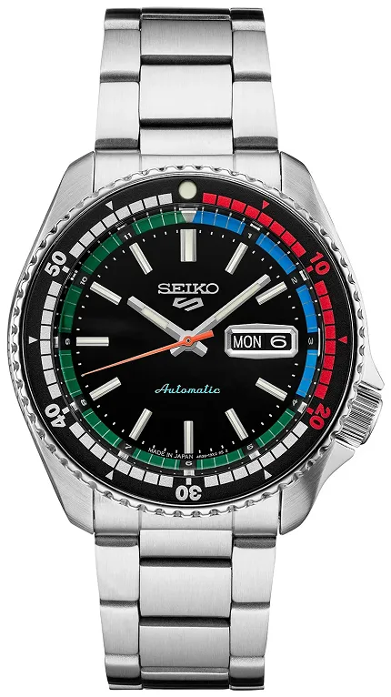 Seiko SRPK13K1 Sports Automat 5 Sports Automatic New Regatta Timer Retro Colour - zdjęcie 1