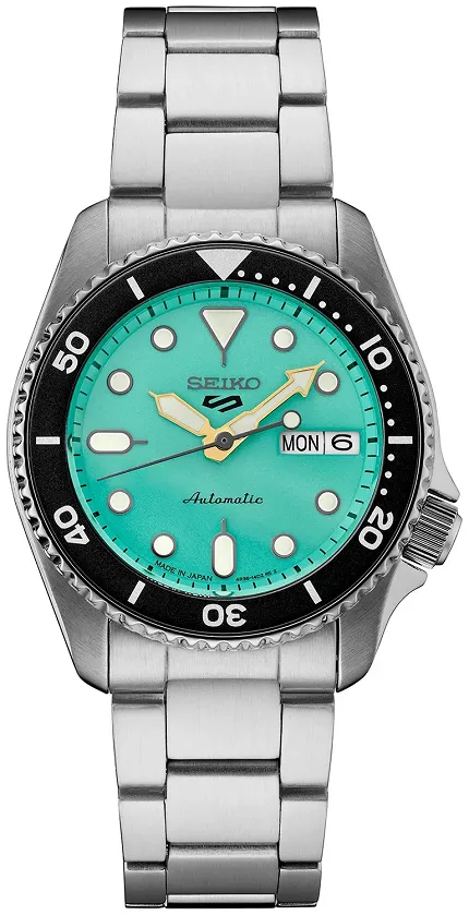 Seiko SRPK33K1 Sports Automat 5 Sports Automatic SKX Midi Turquoise Blue - zdjęcie 1
