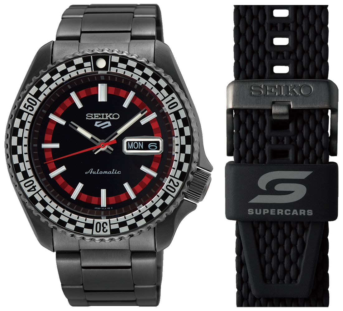 Seiko 5 Sports Automatic Supercar Collaboration 2024 Limited Edition SRPL01K1