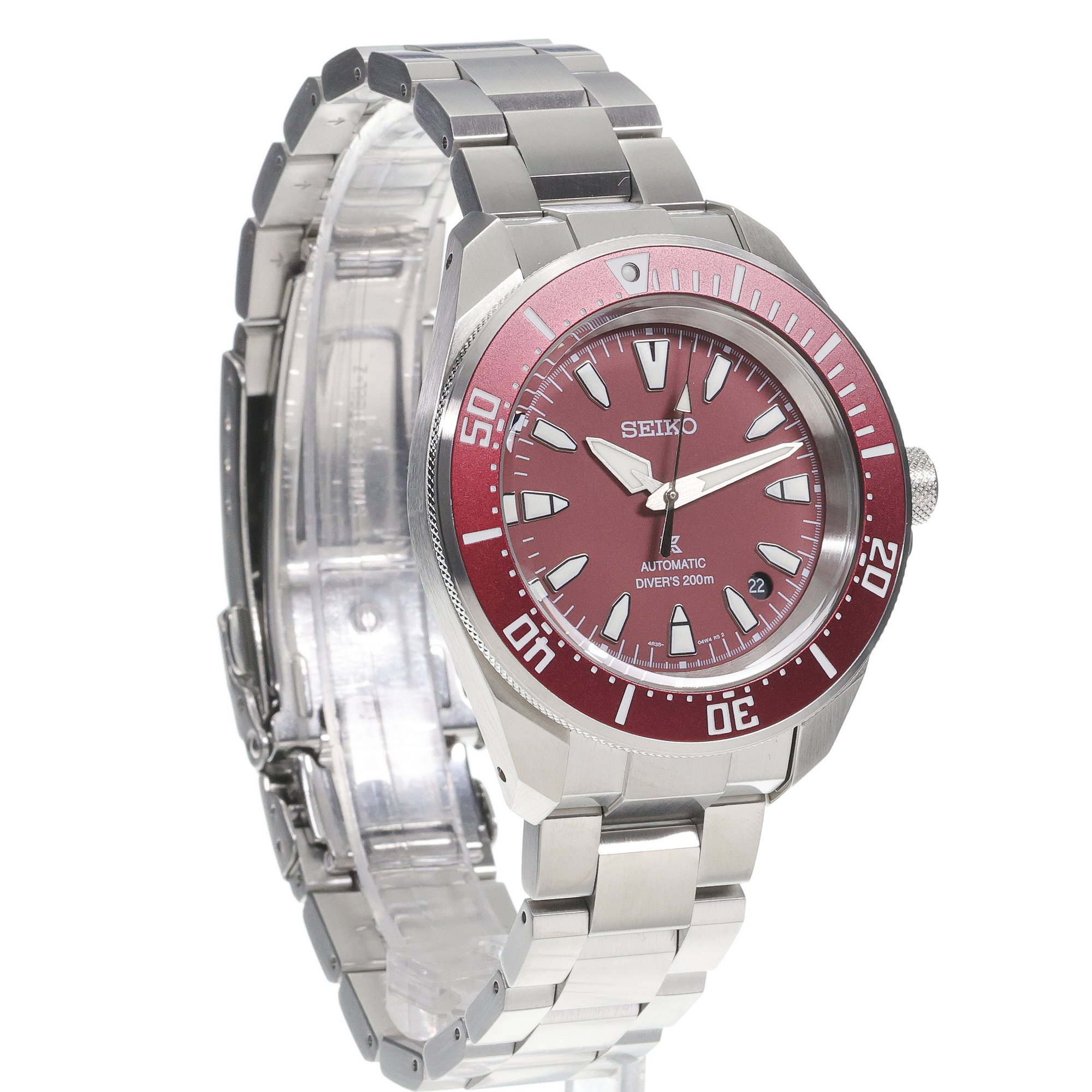 Seiko SRPL11K1 zegarek srebrny klasyczny Prospex bransoleta - miniatura 3