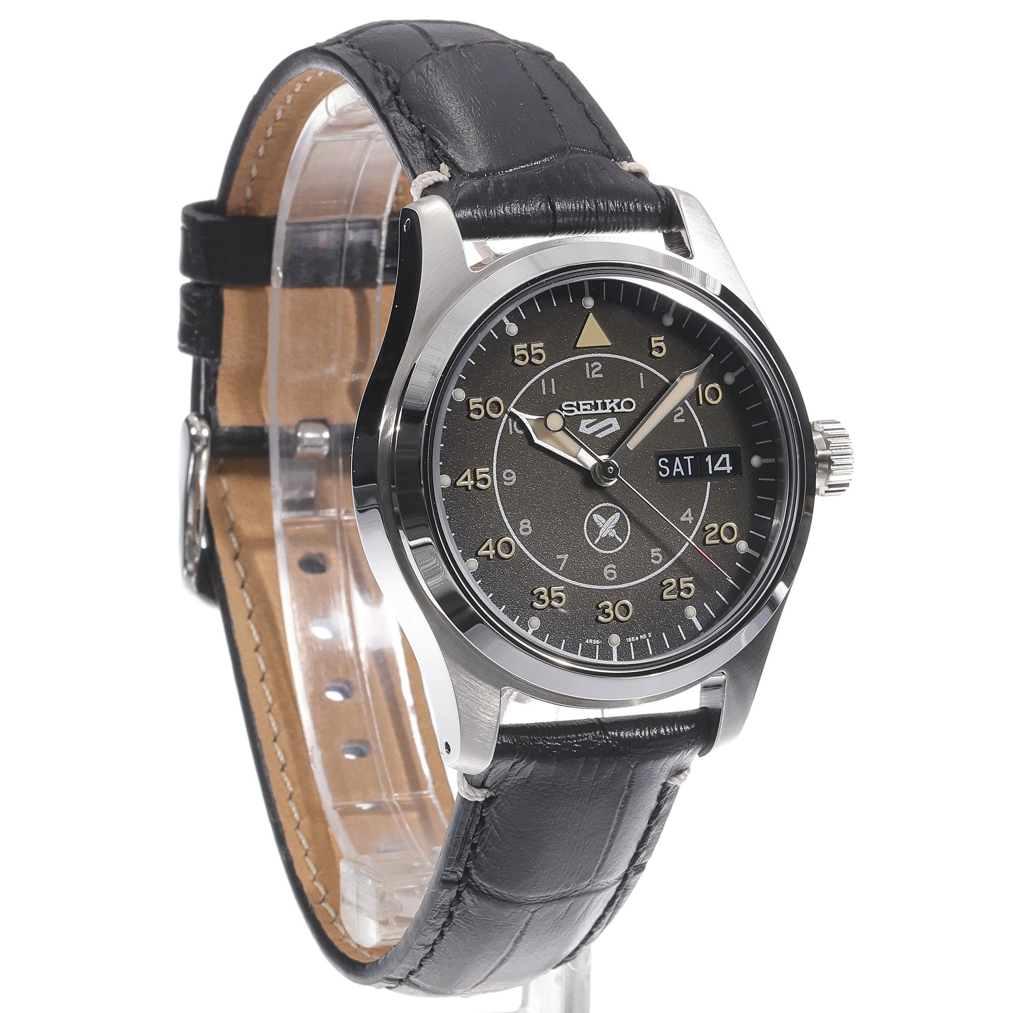 Seiko SRPL31K1 zegarek męski Sports Automat srebrny - miniatura 3