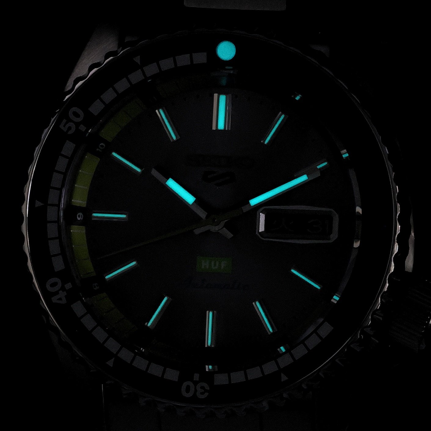 Seiko SRPL33K1 Sports Automat Seiko 5 Sports SKX Midi Teal Automatic 38mm zegarek męski sportowy mineralne utwardzane