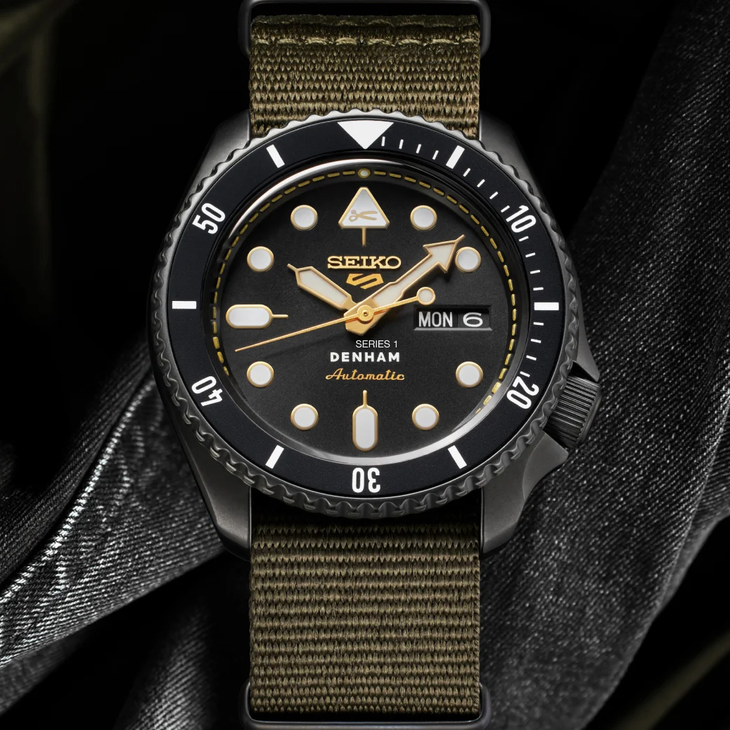 Seiko SRPL37K1 zegarek męski klasyczny Sports Automat pasek